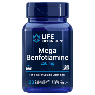 Mega Benfotiamine 250mg (120 capsules)