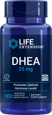 DHEA (dehydroepiandrosterone) 25mg (100 capsules)