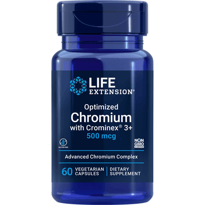 Optimized Chromium with Crominex 3+ 500mcg (60 capsules)
