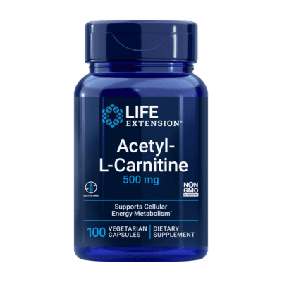 Acetyl-L-Carnitine 500mg (100 capsules)