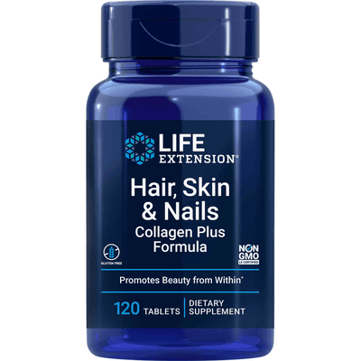 Hair, Skin & Nails Collagen Plus Formula (120 tablets)