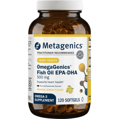 OmegaGenics® Fish Oil EPA-DHA 500mg (120 Softgels)