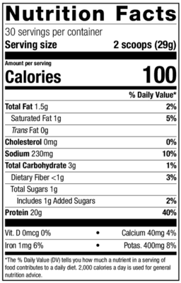 Perfect Protein® Whey, Chocolate (California Only) (870 Grams)