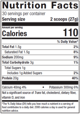 Perfect Protein® Whey, Vanilla (California Only) (810 Grams)