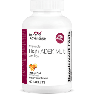 Chewable High ADEK with Iron Tropical Fruit (60 tablets)
