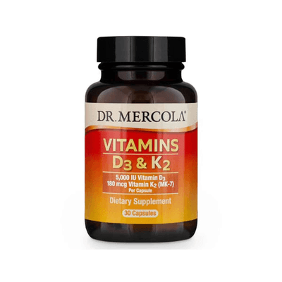 Vitamins D3 and K2 (30 capsules)