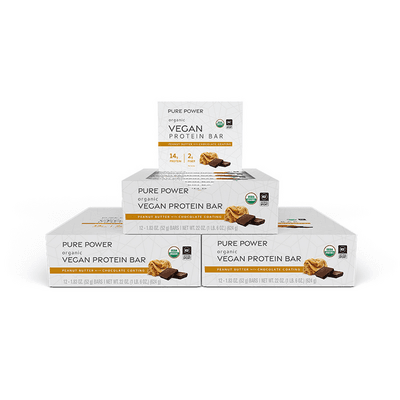 Pure Power Peanut Butter Bars (12 Count)