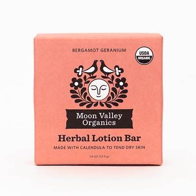 Moon Melt Lotion Bar Bergamot Geranium (1.9 Ounces)