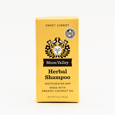 Herbal Shampoo Bar - Sweet Carrot (4 Ounces)