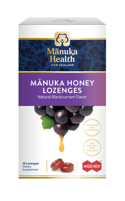 Manuka Honey Blackcurrent (15 lozenges)
