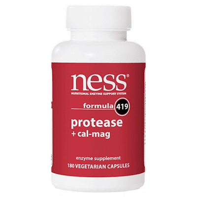 Protease + Cal-Mag formula 419 (180 capsules)