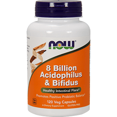 8 Billion Acidophilus & Bifidus Veg Capsules (120 capsules)