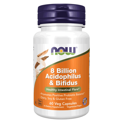 8 Billion Acidophilus & Bifidus Veg Capsules (60 capsules)