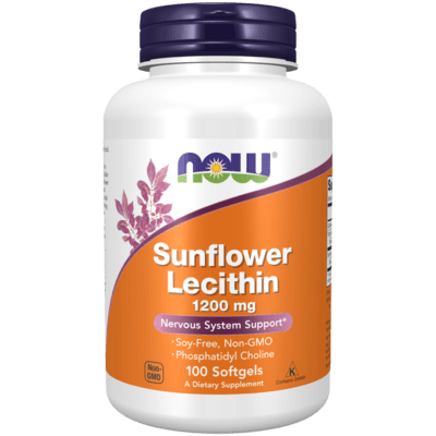 Sunflower Lecithin 1200mg (100 Softgel Capsules)
