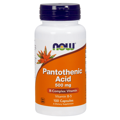 Pantothenic Acid 500mg (100 capsules)