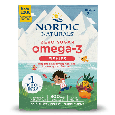 Zero Sugar Omega-3 Fishies (36 Gummies)