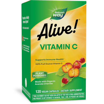 Alive! Organic Vitamin C (120 capsules)