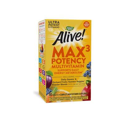 Alive!® Max3 Daily Multi-Vitamin Iron-free (90 tablets)