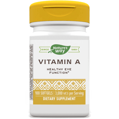 Vitamin A 3,000mcg (100 Softgels)