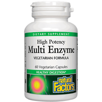 Multi Enzyme Vegetarian Form (60 capsules)
