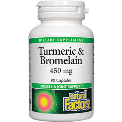 Turmeric & Bromelain 450mg (90 capsules)