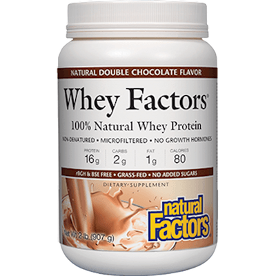 Whey Factors Protein Powder Mix - Double Chocolate (907 Grams)