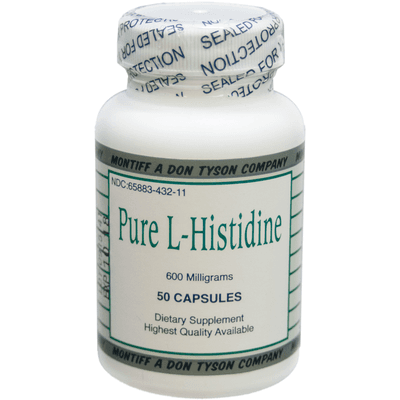 Pure L-Histidine 600mg (50 capsules)