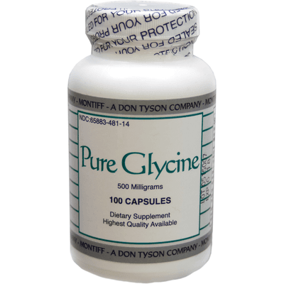 Pure Glycine 500mg (100 capsules)