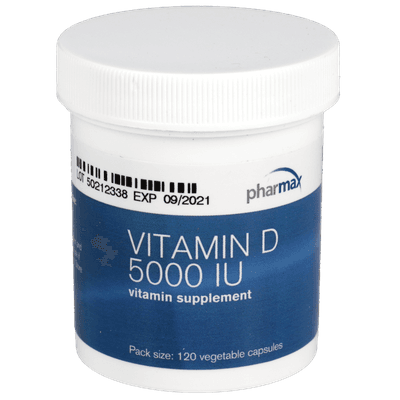 Vitamin D 5000iu (120 capsules)