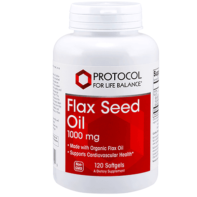 Flax Seed Oil 1000mg (120 Softgels)