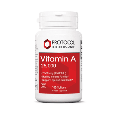 Vitamin A 25,000 IU (100 Softgel Capsules)