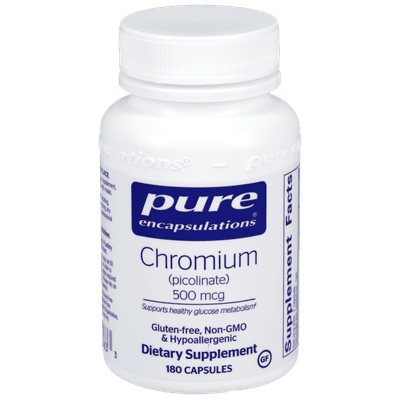 Chromium (Picolinate) 500mcg (180 capsules)
