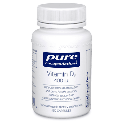 Vitamin D3 10mcg (400IU) (120 capsules)