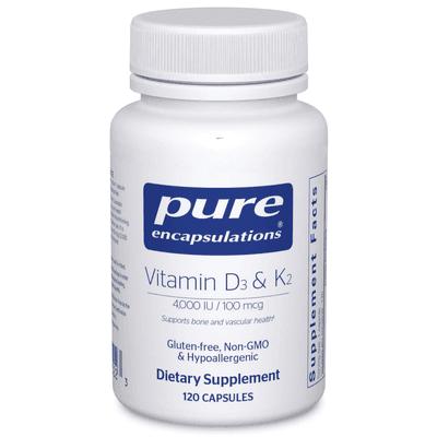 Vitamin D3 & K2 (120 capsules)