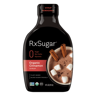 RxSugar Organic Cinnamon Syrup (473 Milliliters)