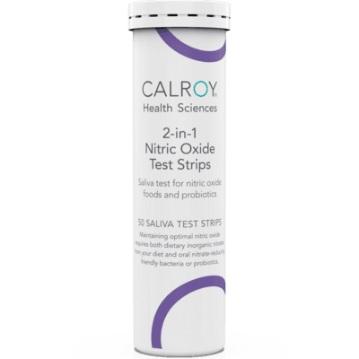 2-in-1 Nitric Oxide + Oral Microbiome Test Strips (50 Count)