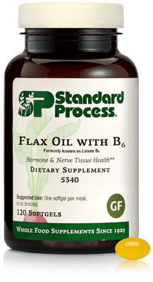 Flax Oil with B6 (120 Softgels)