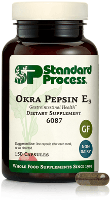 Okra Pepsin E3 (150 capsules)