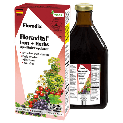Floradix Floravital Iron + Herbs Yeast Free (700 Milliliters)