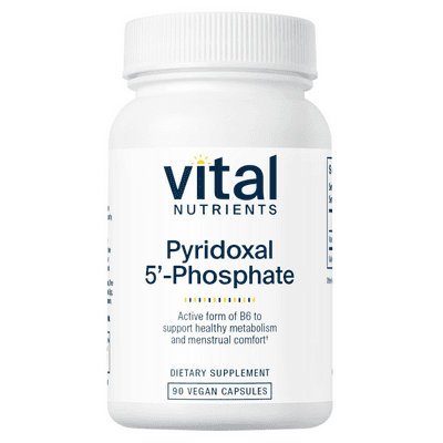 Pyridoxal-5-Phosphate 50mg with Active form of Vitamin B6 (90 capsules)