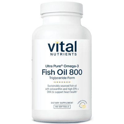 Ultra Pure® Fish Oil 800 TG (90 Softgels)