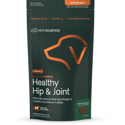 GlycoFlex® Stage 3 Hip & Joint Supplement for Dogs (120 Chewables)
