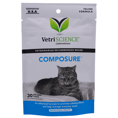 Composure Feline Bite-Sized Chews (30 Chewables)