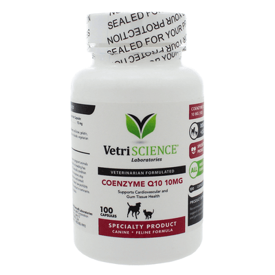 Coenzyme Q10 10mg (For Dogs and Cats) (100 capsules)