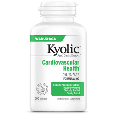 Kyolic Aged Garlic Extract Cardiovascular Formula 100 (200 capsules)
