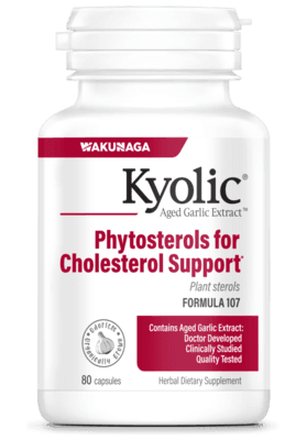 Kyolic Aged Garlic Extract Formula 107 - Cholesterol Support (80 capsules)