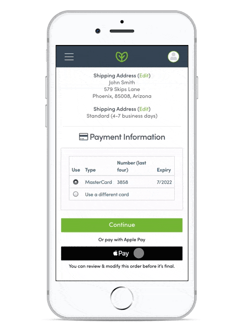 apple pay processing gif