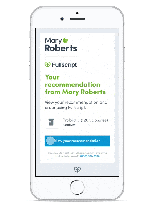 patient experience on Fullscript