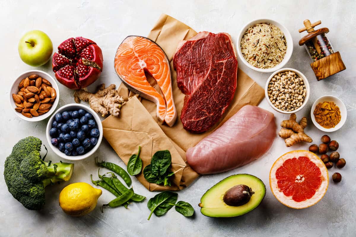 Mediterranean style diet foods