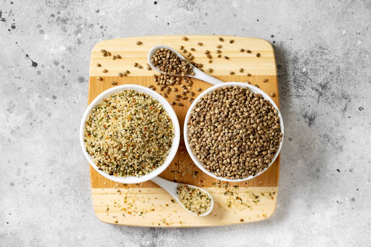 Benefits of hemp seeds hemp seeds in a bowl